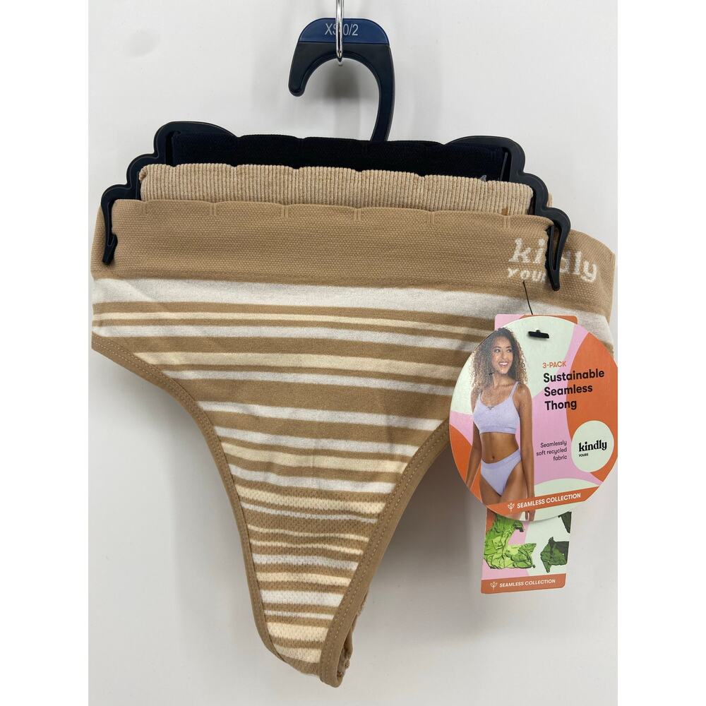 NWT 3pk Seamless Thong by Kindly Yours
